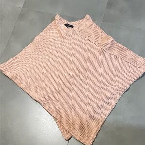 French Connection Blush Knit Poncho